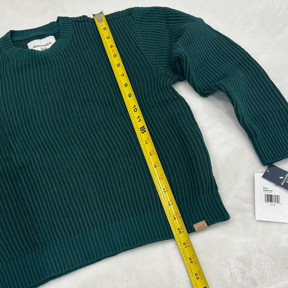 Abercrombie kids green Sweater 11/12 - Picture 6 of 9